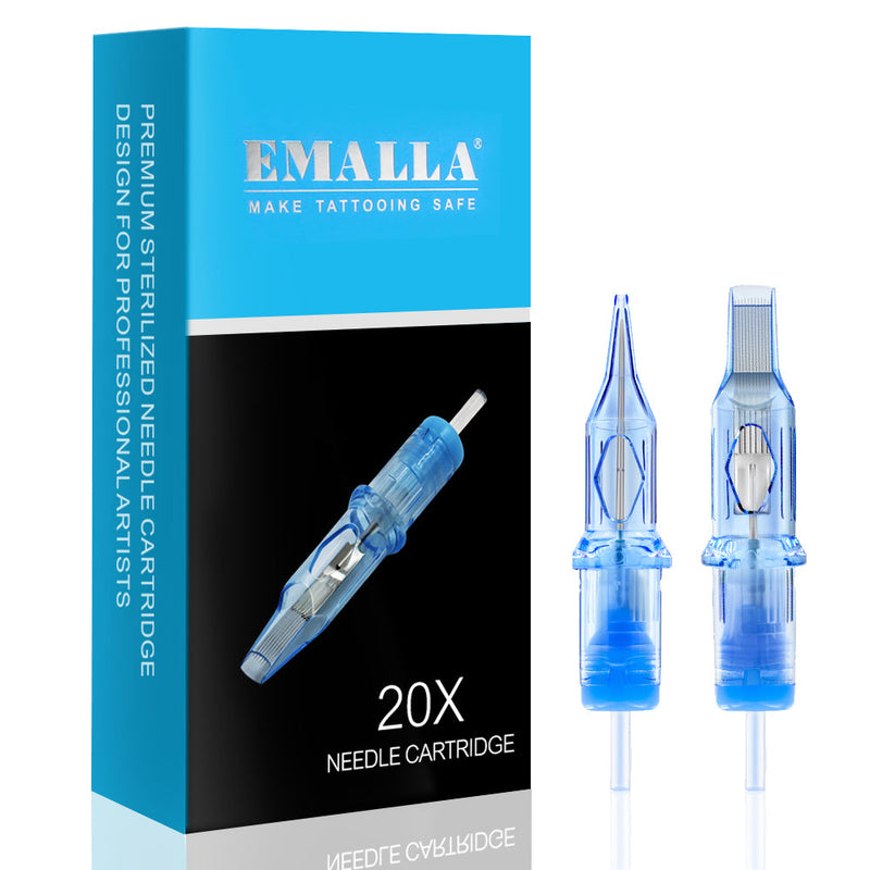 Emalla Eliot Needle Cartridges — Box of 20 - Ultimate Tattoo Supply