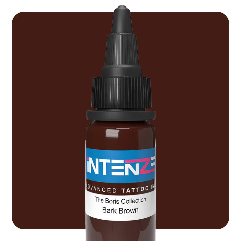 Bark Brown — Boris Series — Intenze Tattoo Ink — Pick Size - Ultimate Tattoo Supply