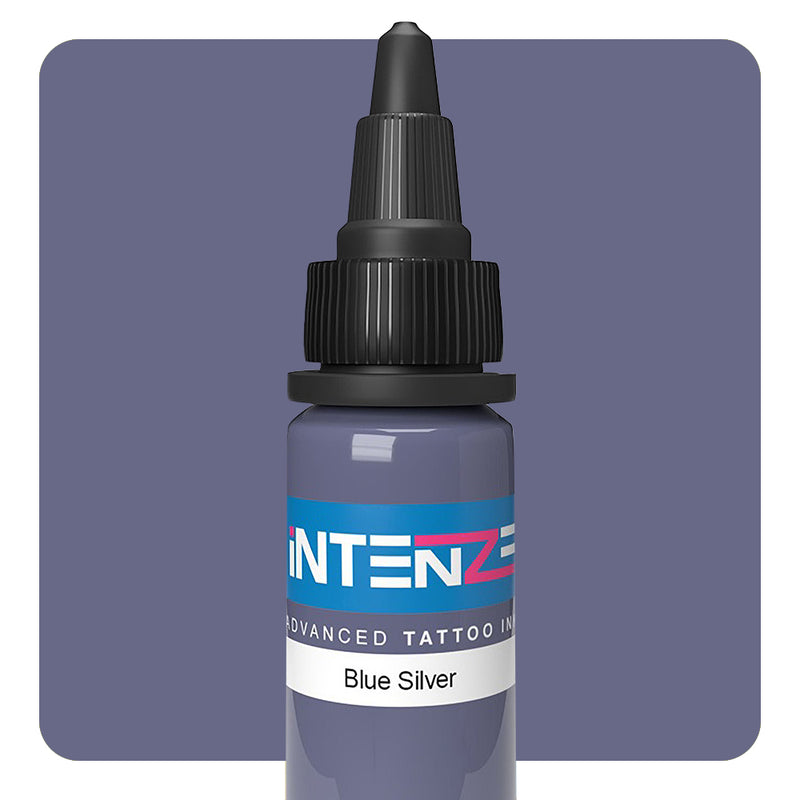 Blue Silver — Intenze Tattoo Ink — Pick Size - Ultimate Tattoo Supply