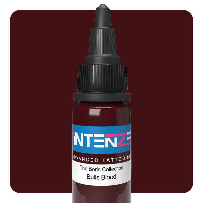 Bulls Blood — Boris Series — Intenze Tattoo Ink — 1oz Bottle - Ultimate Tattoo Supply