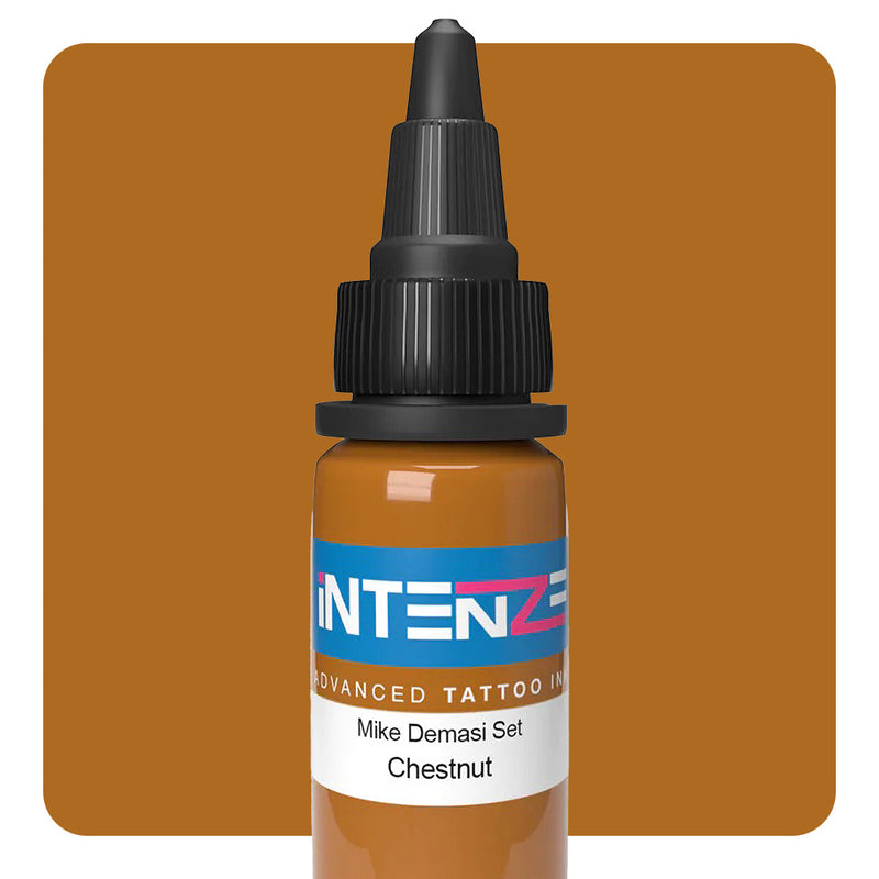 Chestnut — Mike Demasi Series — Intenze Tattoo Ink — 1oz Bottle - Ultimate Tattoo Supply