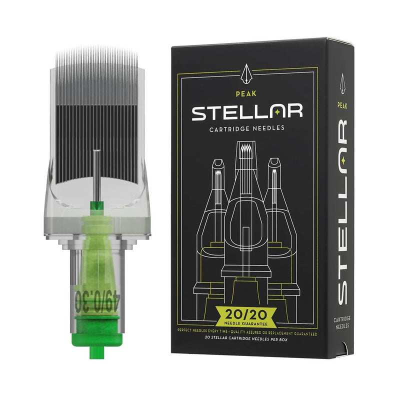 Peak Stellar Needle Cartridges — XXL Magnums — Box of 10 - Ultimate Tattoo Supply