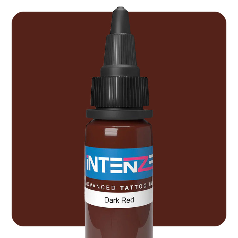 Dark Red — Intenze Tattoo Ink — Pick Size - Ultimate Tattoo Supply