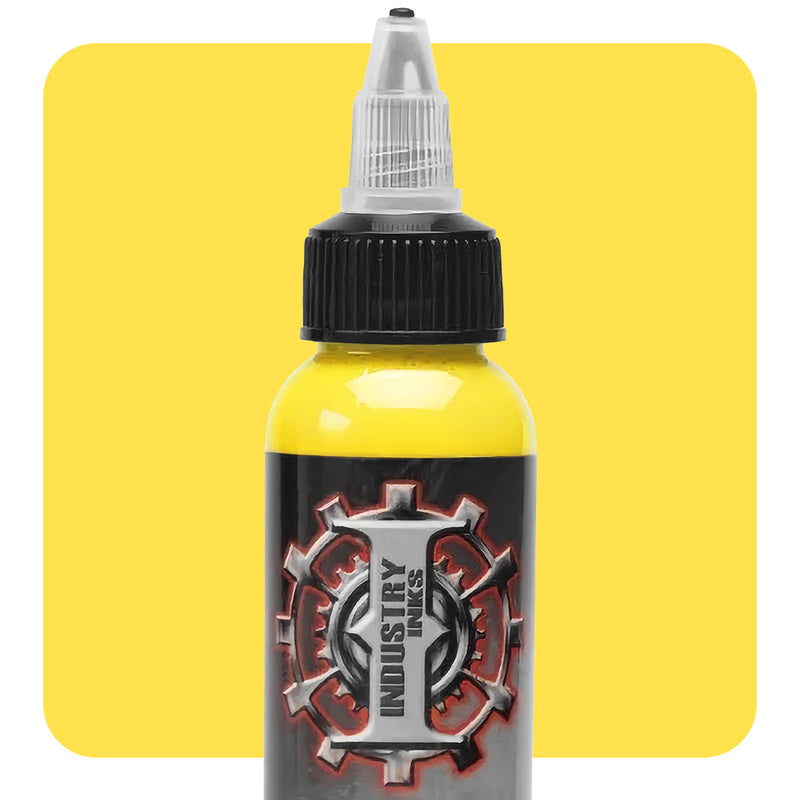 Deco Yellow — Industry Inks — Pick Size - Ultimate Tattoo Supply