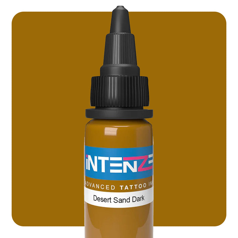 Desert Sand Dark — Intenze Tattoo Ink — Pick Size - Ultimate Tattoo Supply