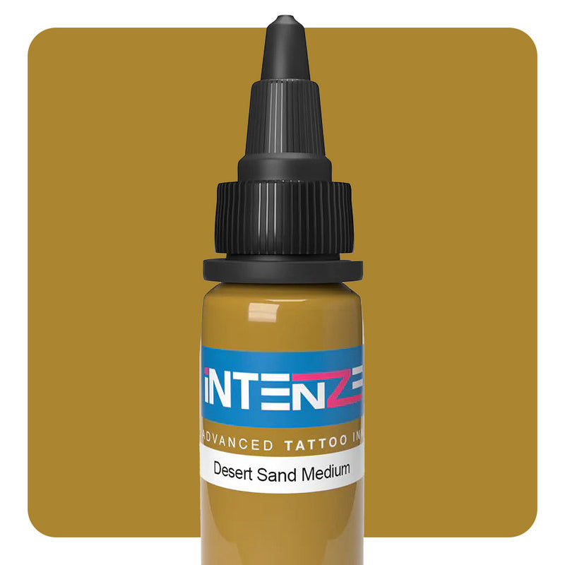 Desert Sand Medium — Intenze Tattoo Ink — Pick Size - Ultimate Tattoo Supply