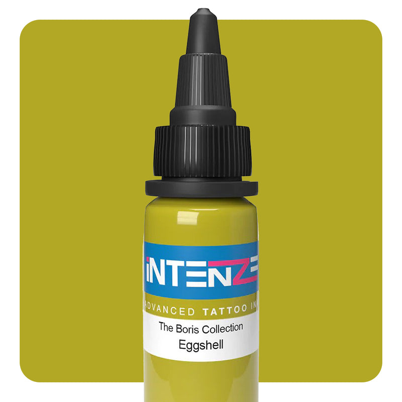 Eggshell — Boris Series — Intenze Tattoo Ink — Pick Size - Ultimate Tattoo Supply