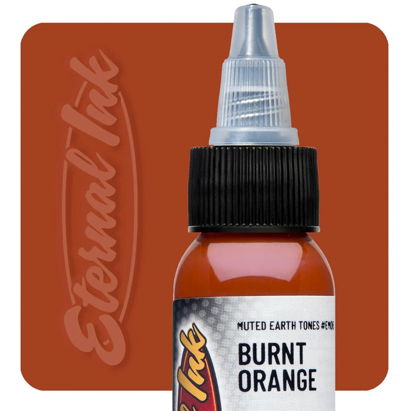 Eternal Ink - Muted Earth Tones - Burnt Orange - Ultimate Tattoo Supply