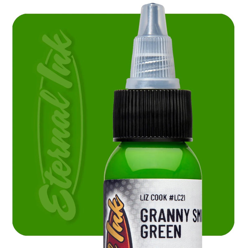 Eternal Ink - Liz Cook - Granny Smith Green - Ultimate Tattoo Supply