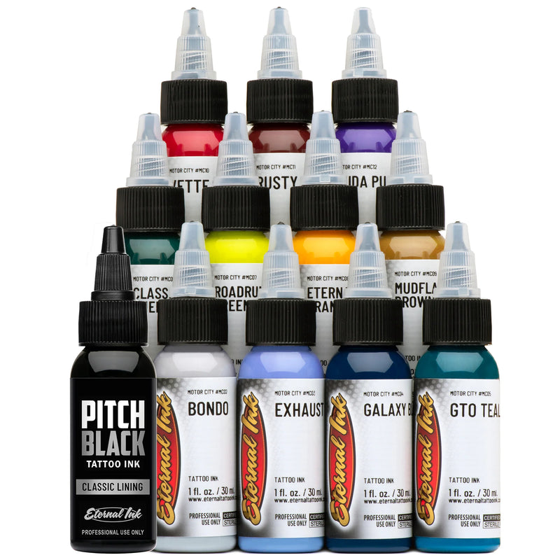 Eternal Tattoo Ink - Motor City Set - Ultimate Tattoo Supply