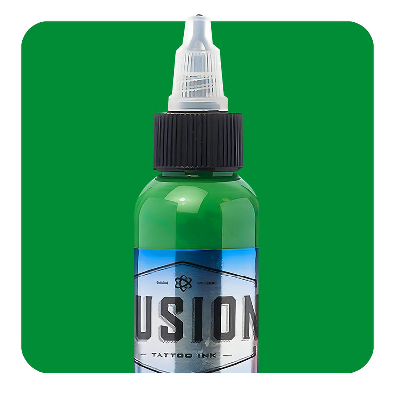 Spring Green — Fusion Tattoo Ink — Pick Size - Ultimate Tattoo Supply