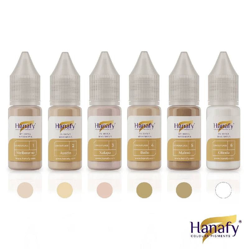 Hanafy Camouflage Full Set — 6 10ml Bottles (No Box)