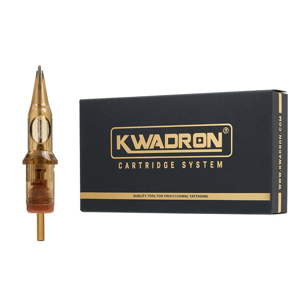 Kwadron Cartridge - Round Shaders #8 Long Taper - Ultimate Tattoo Supply
