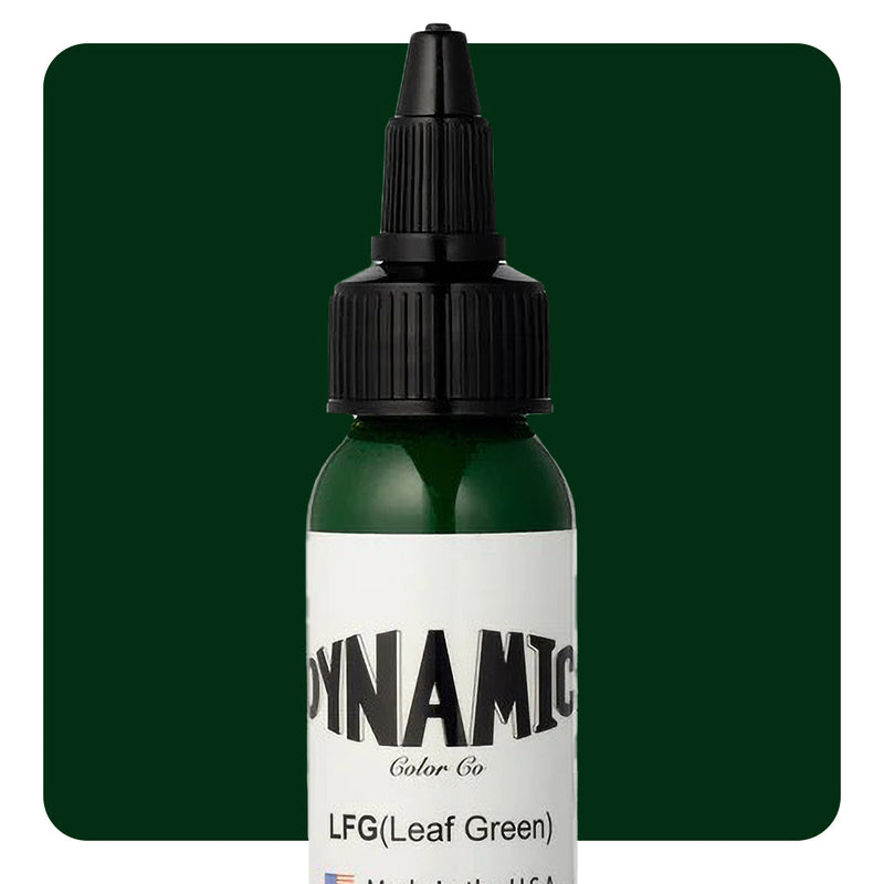 Dynamic Leaf Green Tattoo Ink - 1oz. Bottle - Painful Pleasures