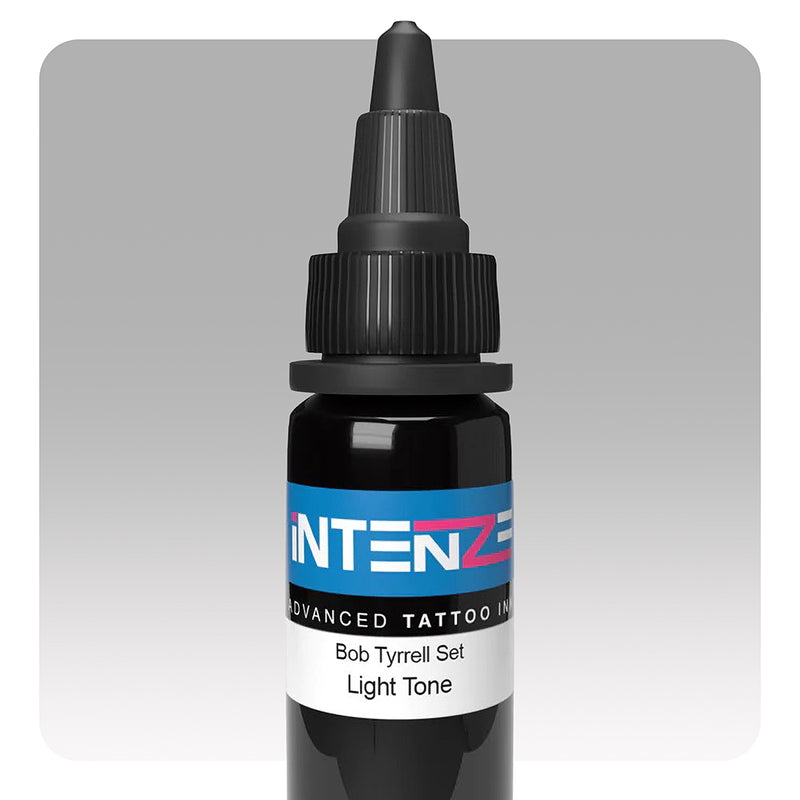 Light Tone — Bob Tyrrell Black & Grey Series — Intenze Tattoo Ink — 1oz Bottle - Ultimate Tattoo Supply