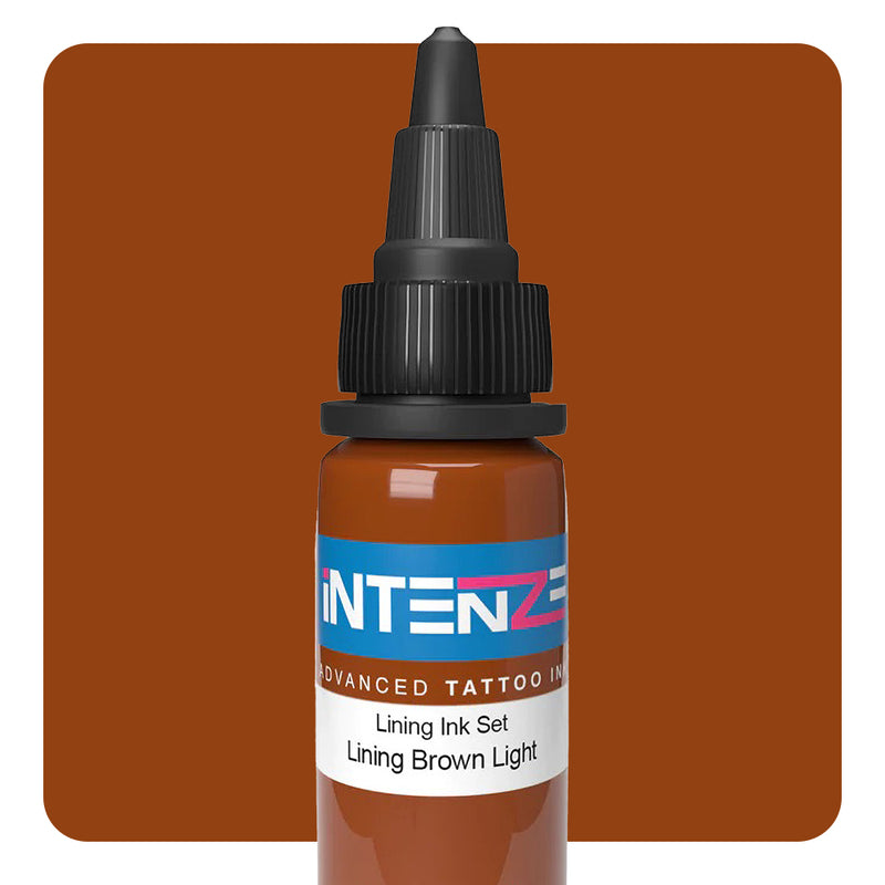 Lining Brown Light — Intenze Color Lining Series — Pick Size - Ultimate Tattoo Supply