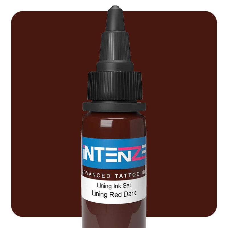 Lining Red Dark — Intenze Color Lining Series — 1oz Bottle - Ultimate Tattoo Supply