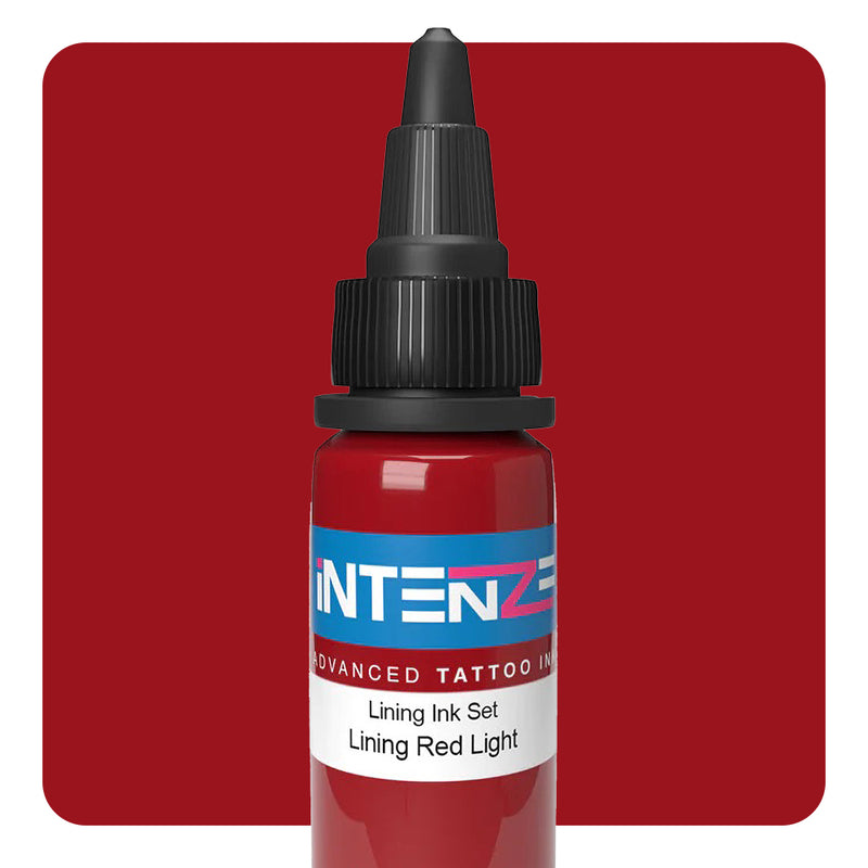 Lining Red Light — Intenze Color Lining Series — 1oz Bottle - Ultimate Tattoo Supply