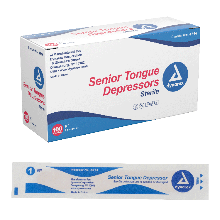 Sterile Tongue Depressors — Box of 100 - Ultimate Tattoo Supply