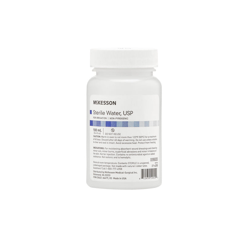 Screw Top Bottle of Sterile Water — 100mL — Price Per 1 - Ultimate Tattoo Supply