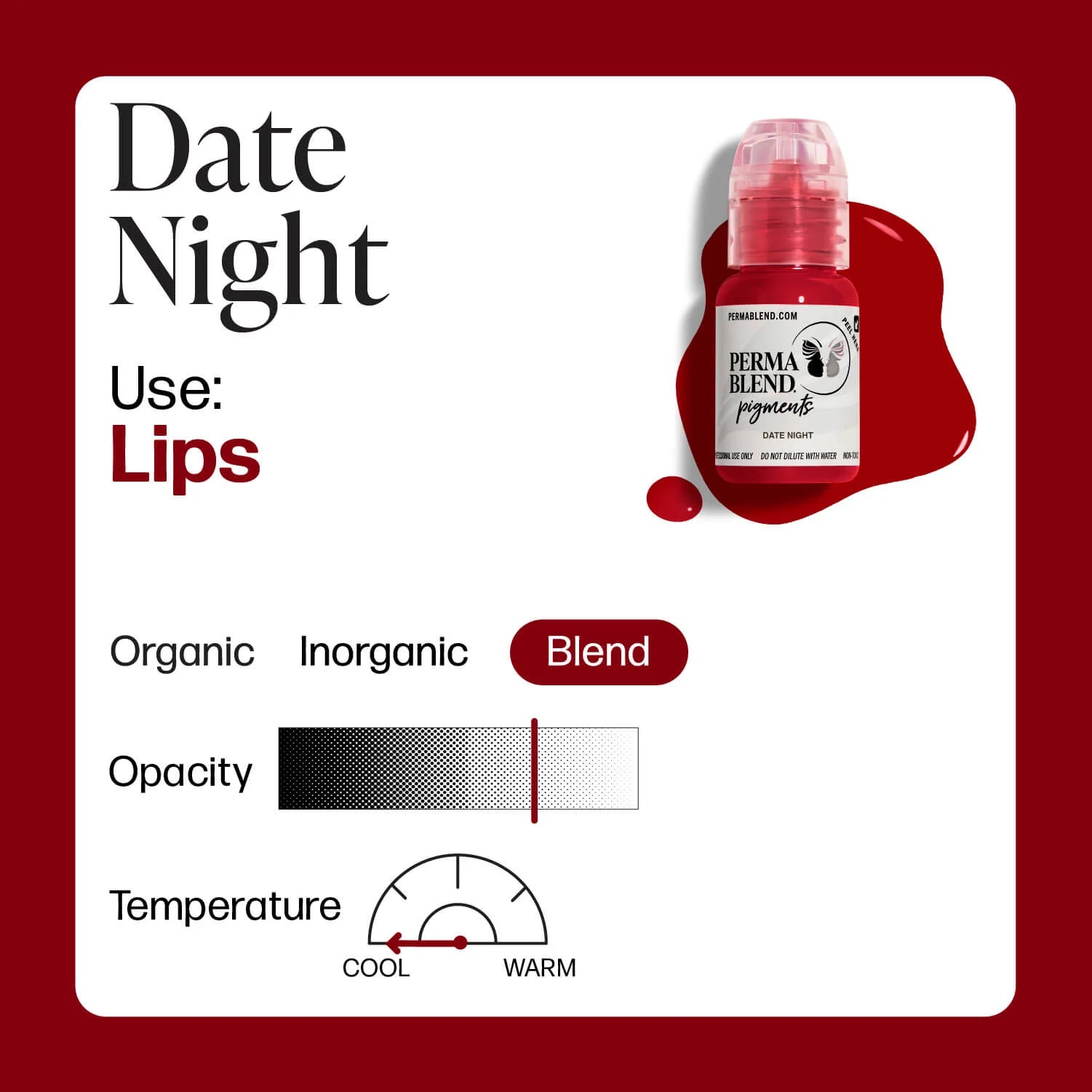 Perma Blend - Sultry Lip - Date Night - Ultimate Tattoo Supply
