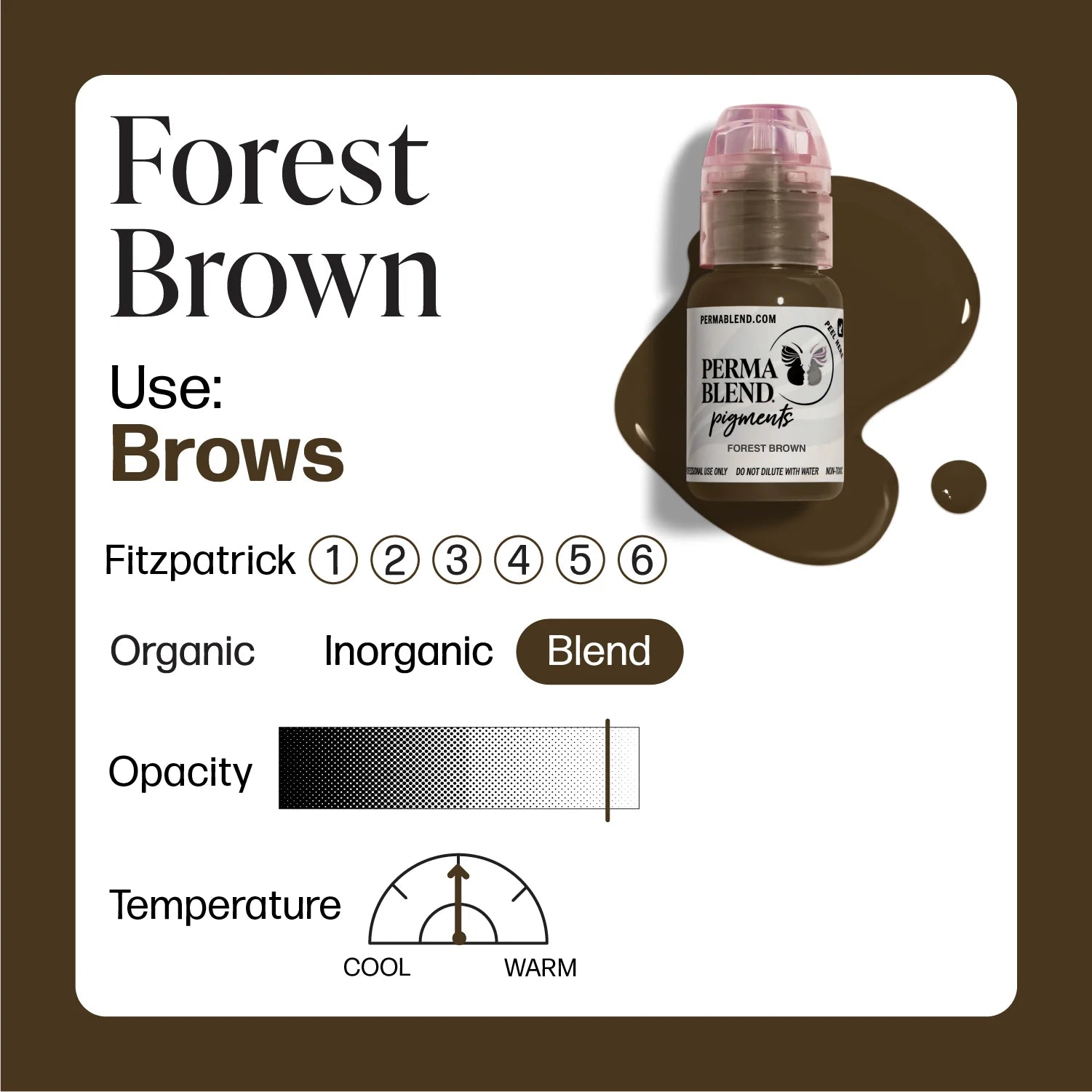 Perma Blend - Forest Brown - Ultimate Tattoo Supply