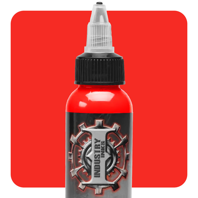 Poppy Red — Industry Inks — Pick Size - Ultimate Tattoo Supply