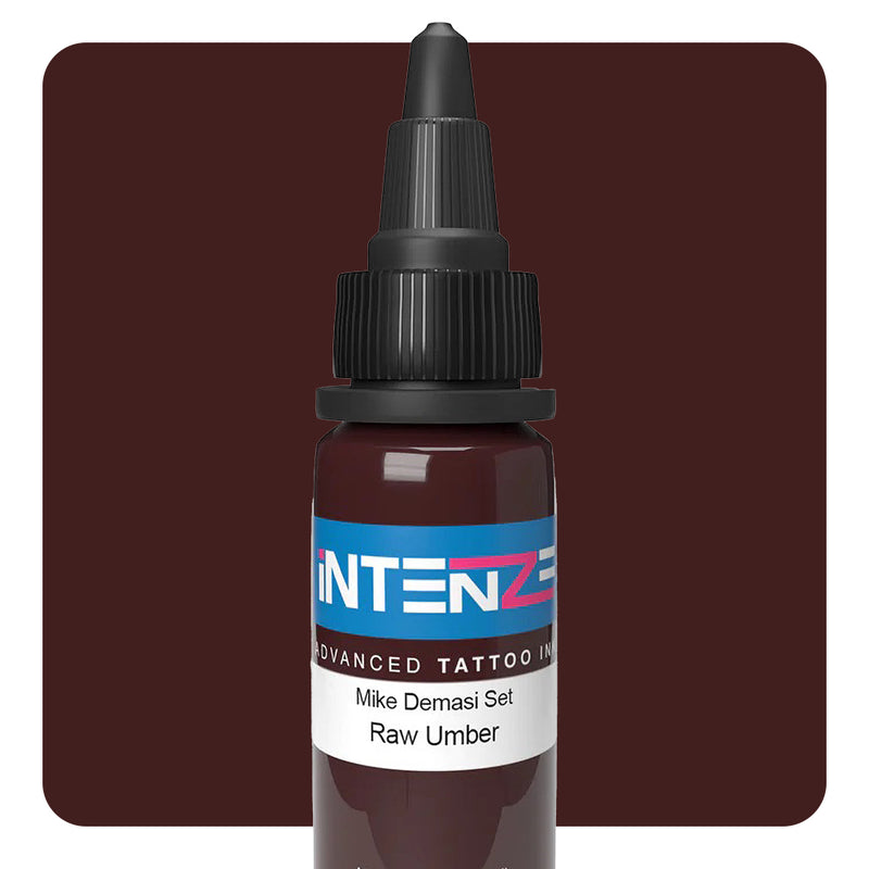 Raw Umber — Mike Demasi Series — Intenze Tattoo Ink — 1oz Bottle - Ultimate Tattoo Supply
