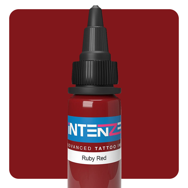 Ruby Red — Intenze Tattoo Ink — Pick Size - Ultimate Tattoo Supply