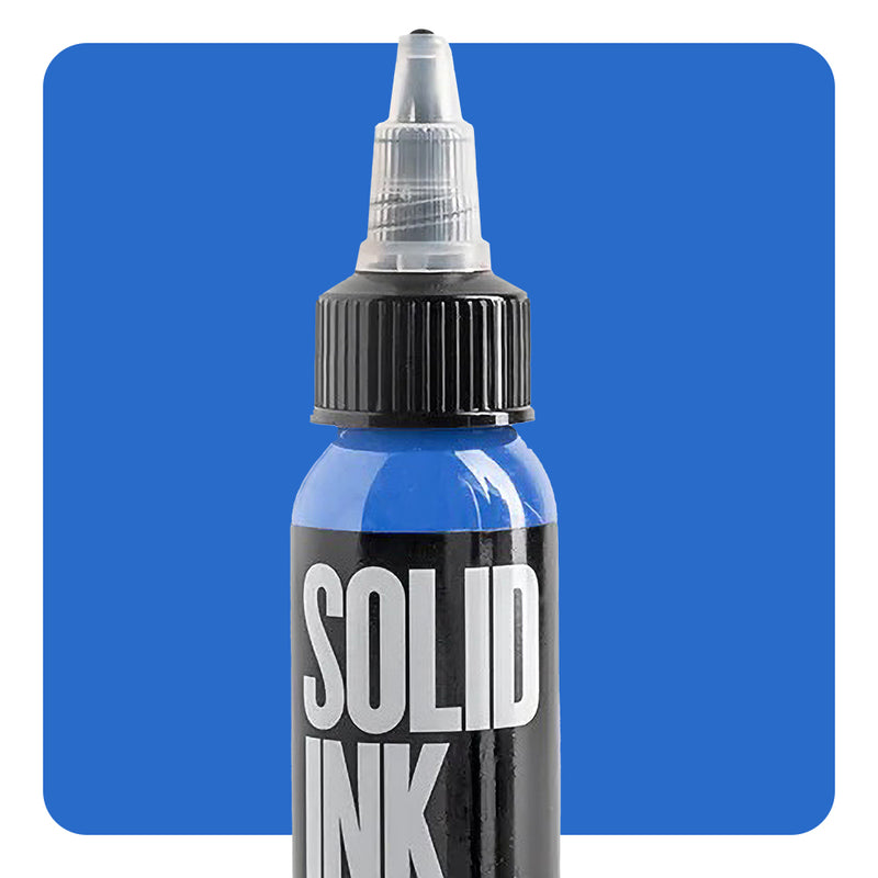 Solid Ink — Nice Blue — Pick Size - Ultimate Tattoo Supply