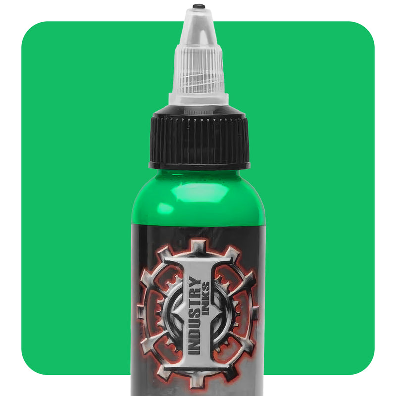 True Green — Industry Inks — Pick Size - Ultimate Tattoo Supply
