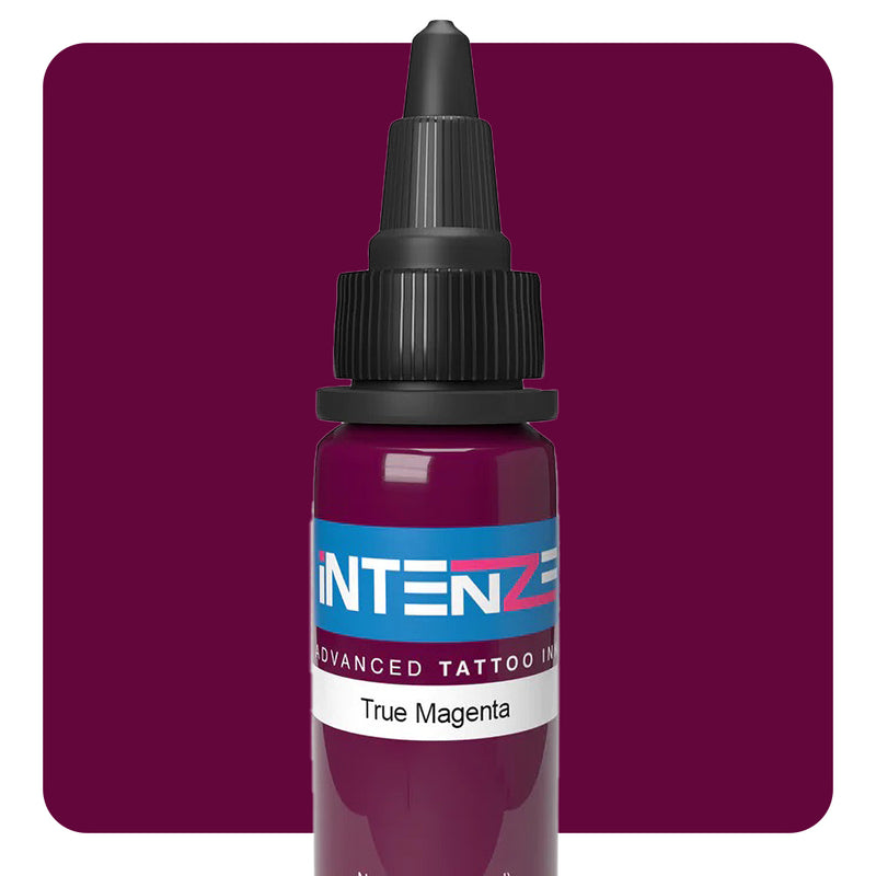 True Magenta — Intenze Tattoo Ink — Pick Size - Ultimate Tattoo Supply