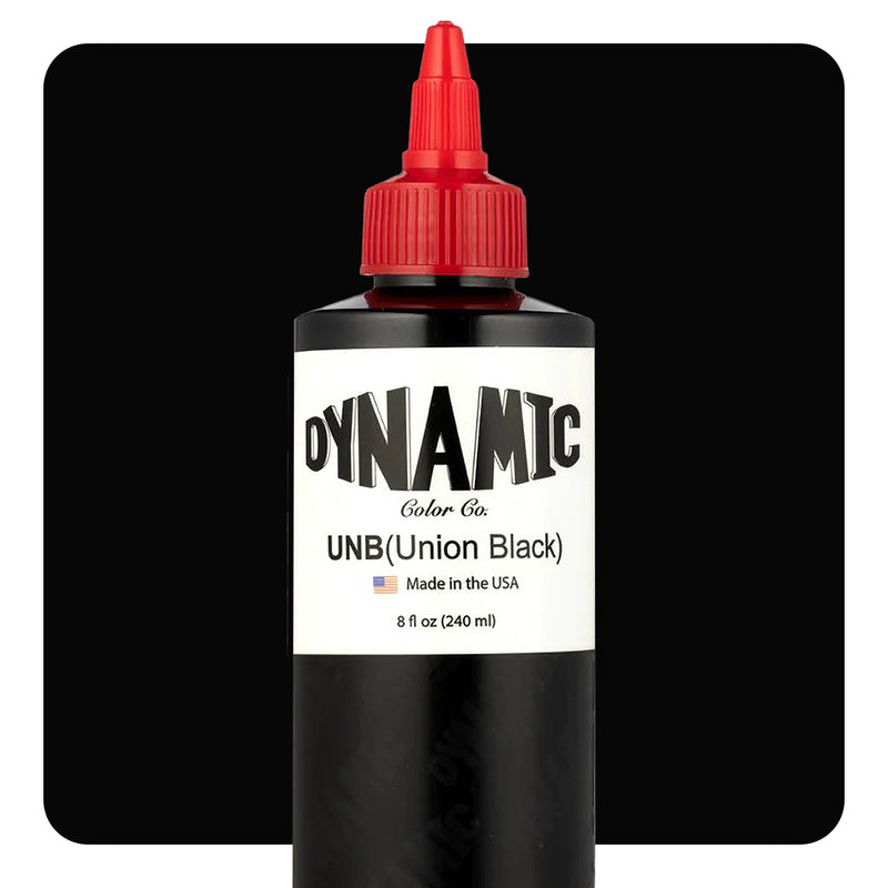 Dynamic Union Black Tattoo Ink — 8oz Bottle - Ultimate Tattoo Supply