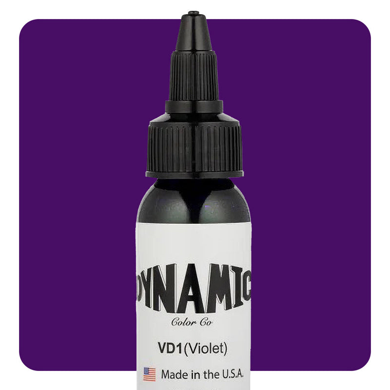 Dynamic Violet Tattoo Ink - 1oz. Bottle - Painful Pleasures