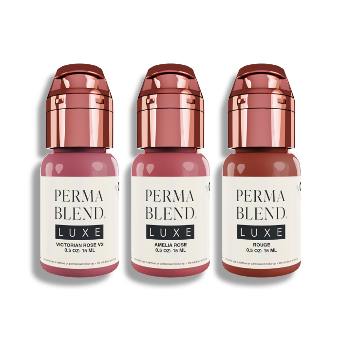 LUXE Rose Lip Mini Set - Perma Blend