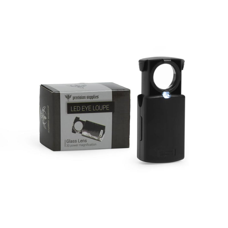 30x Illuminated LED Eye Loupe Glass Lens - Painful Pleasures