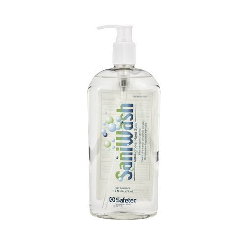 Safetec SaniWash Antimicrobial Handwash — 16oz Bottle - Painful Pleasures