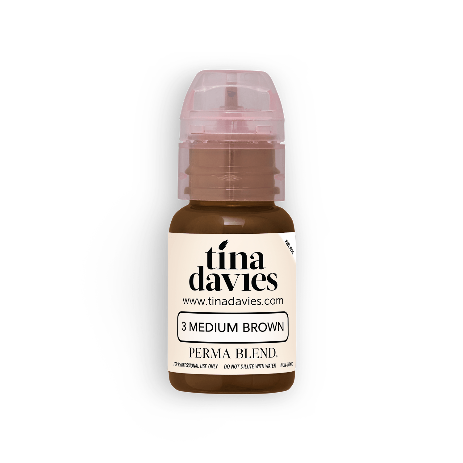 TINA DAVIES EYEBROW COLOR - MEDIUM BROWN – Ultimate Tattoo Supply