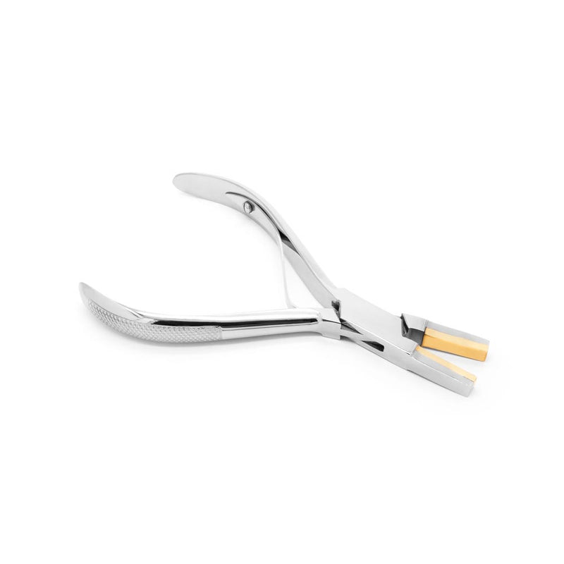 5-1/2" Flat Nose Pliers with Brass Jaws - Painful Pleasures