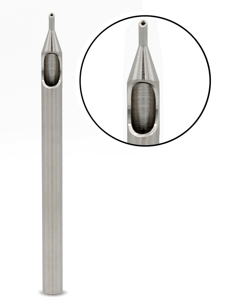 Sure-Shot One Pc Machined Tip/Tube - 3 Diamond Liner - Ultimate Tattoo Supply