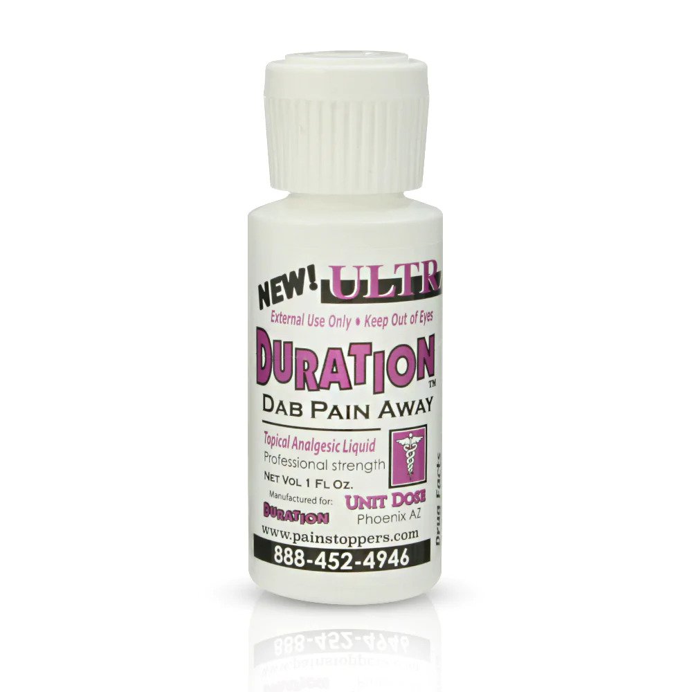 Ultra Duration - Liquid Topical Anesthetic for Tattoos - 1oz Bottle Ultimate Tattoo Supply Ultra Duration - Liquid Topical Anesthetic for Tattoos - 1oz Bottle Ultimate Tattoo Supply