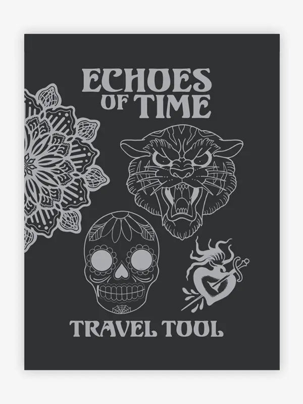 Echoes of Time — 25 Years of Tattoo Art — Hardcover Book + Travel Tool Book - Ultimate Tattoo Supply