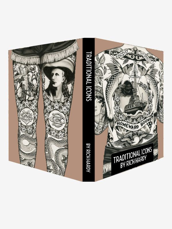 Traditional Icons by Rich Hardy — Hardcover Book - Ultimate Tattoo Supply