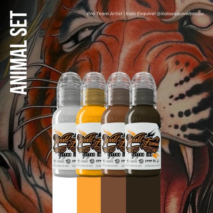 World Famous Animal Mini Kit — 4 1oz Bottles - Ultimate Tattoo Supply