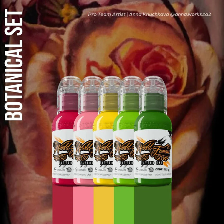 World Famous Botanical Mini Set — 5 1oz Bottles - Ultimate Tattoo Supply