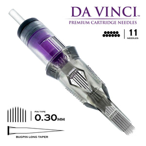 Bishop Da Vinci V2 Tattoo Cartridge Needles — Magnums — Box of 20 - Ultimate Tattoo Supply