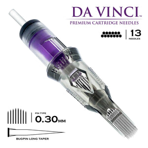Bishop Da Vinci V2 Tattoo Cartridge Needles — Magnums — Box of 20 - Ultimate Tattoo Supply