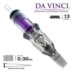 Bishop Da Vinci V2 Tattoo Cartridge Needles — Magnums — Box of 20 - Ultimate Tattoo Supply