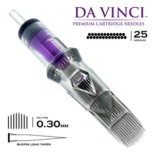 Bishop Da Vinci V2 Tattoo Cartridge Needles — Magnums — Box of 20 - Ultimate Tattoo Supply