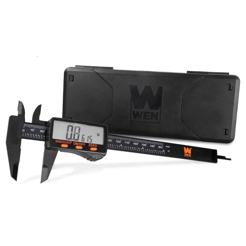 Plastic 6.1” Digital Caliper with LCD Readout and Storage Case - Painful Pleasures